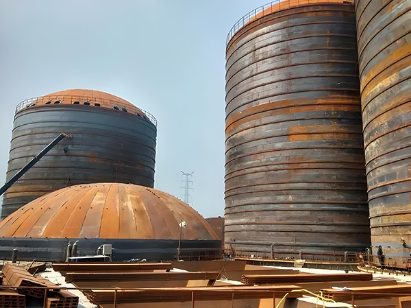 虎门港管委会焦粉钢板仓